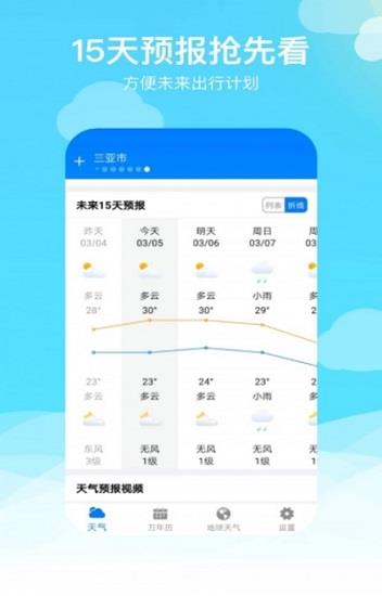 出行天气预报  v2.0.1图1