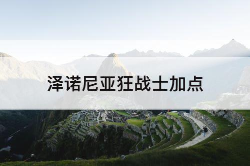 泽诺尼亚狂战士加点