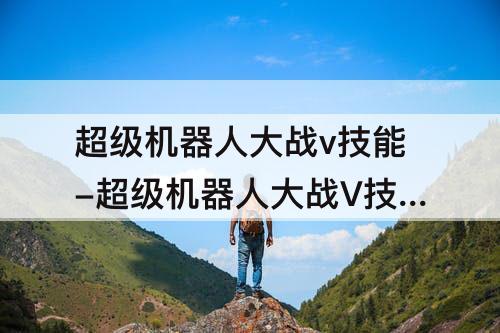 超级机器人大战v技能-超级机器人大战V技能程式