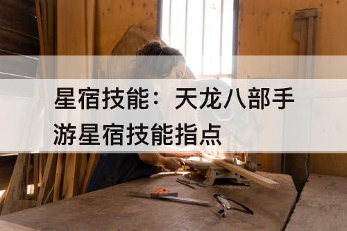 星宿技能：天龙八部手游星宿技能指点