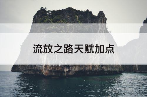 流放之路天赋加点