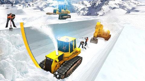 雪地挖掘机模拟器  v4.0图3