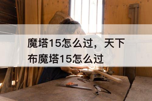 魔塔15怎么过，天下布魔塔15怎么过