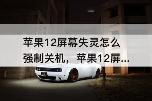 苹果12屏幕失灵怎么强制关机，苹果12屏幕失灵怎么强制关机有sos怎么办