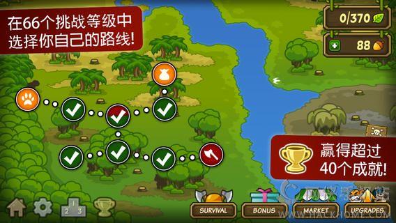 森林保卫战猴子传奇中文汉化版  v1.0图1