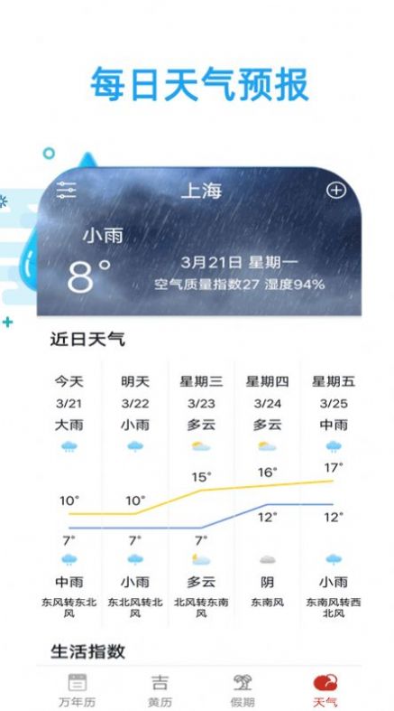 天气实时预报