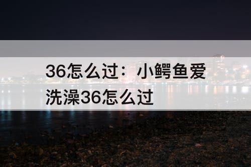 36怎么过：小鳄鱼爱洗澡36怎么过