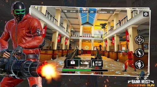 银行抢劫射击枪  v1.0.3图2