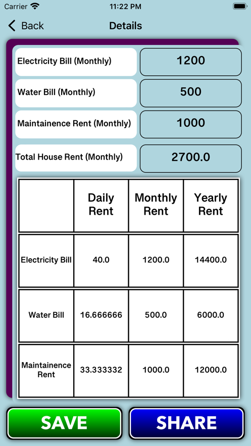 ios确定房屋租金之类的app  v1.0图1