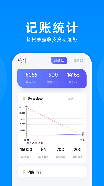 无忧记账  v1.2图1