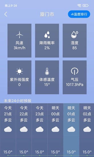 桌面天气  v1.0.1图3