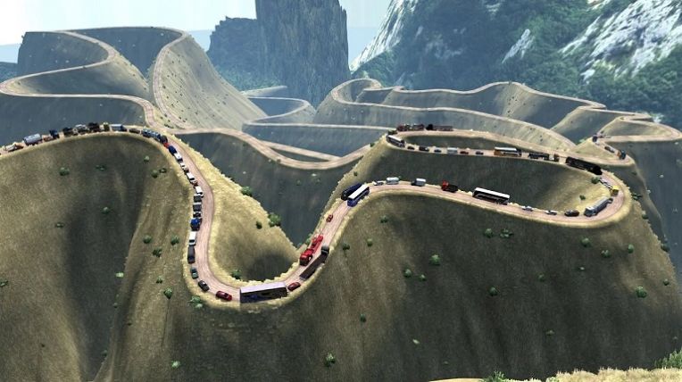 世界卡车模拟器2危险道路  v1.0图2