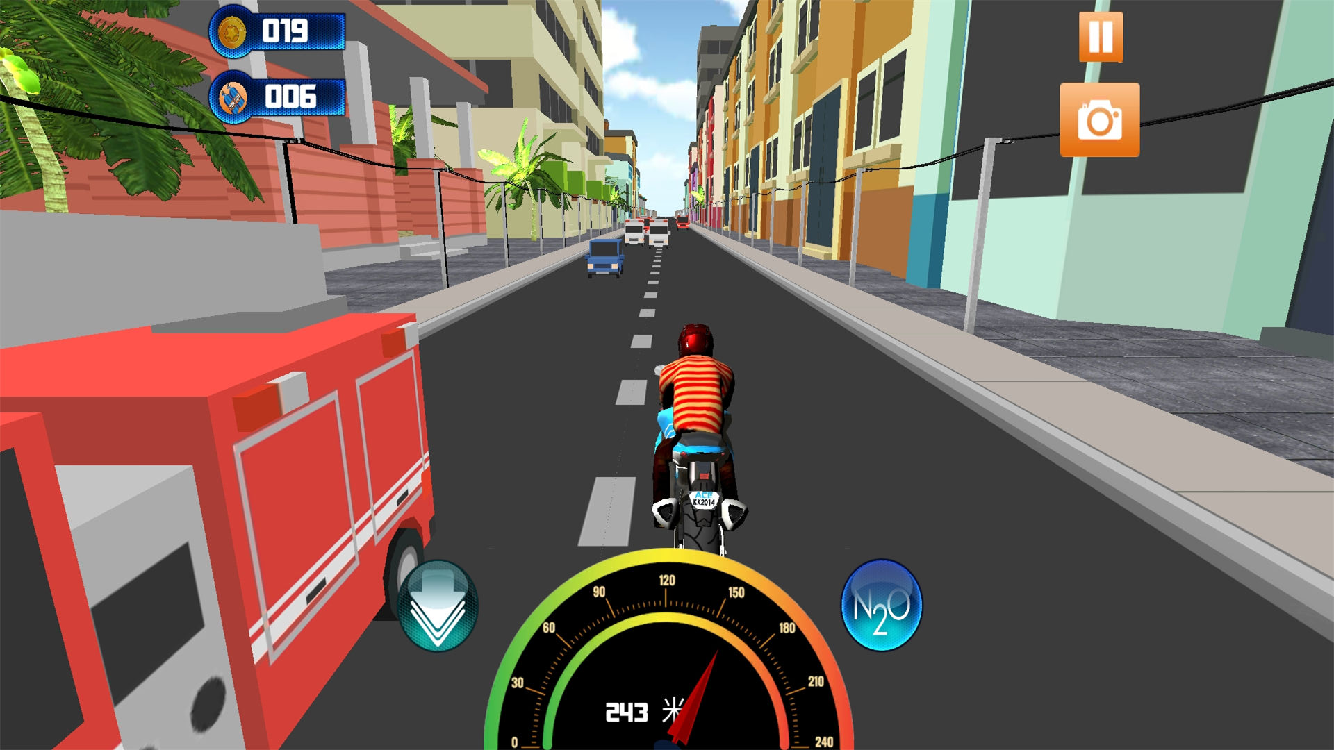 真实公路摩托车3D  v1.0图3